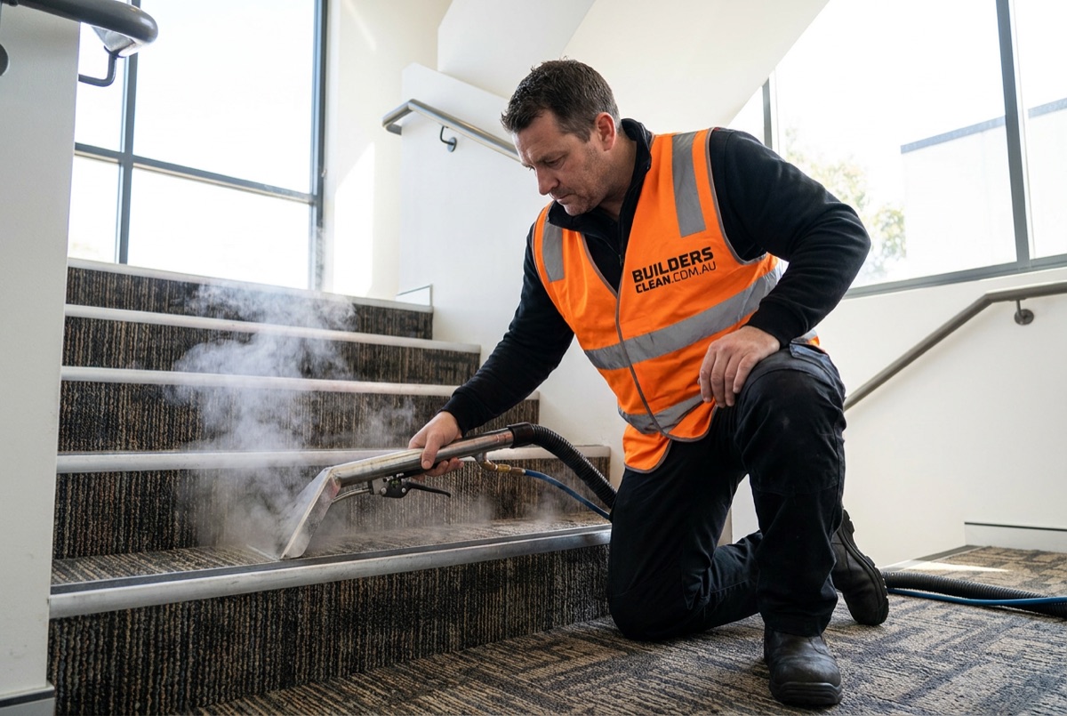 Builders Clean crew on a high rise handover in Sydney