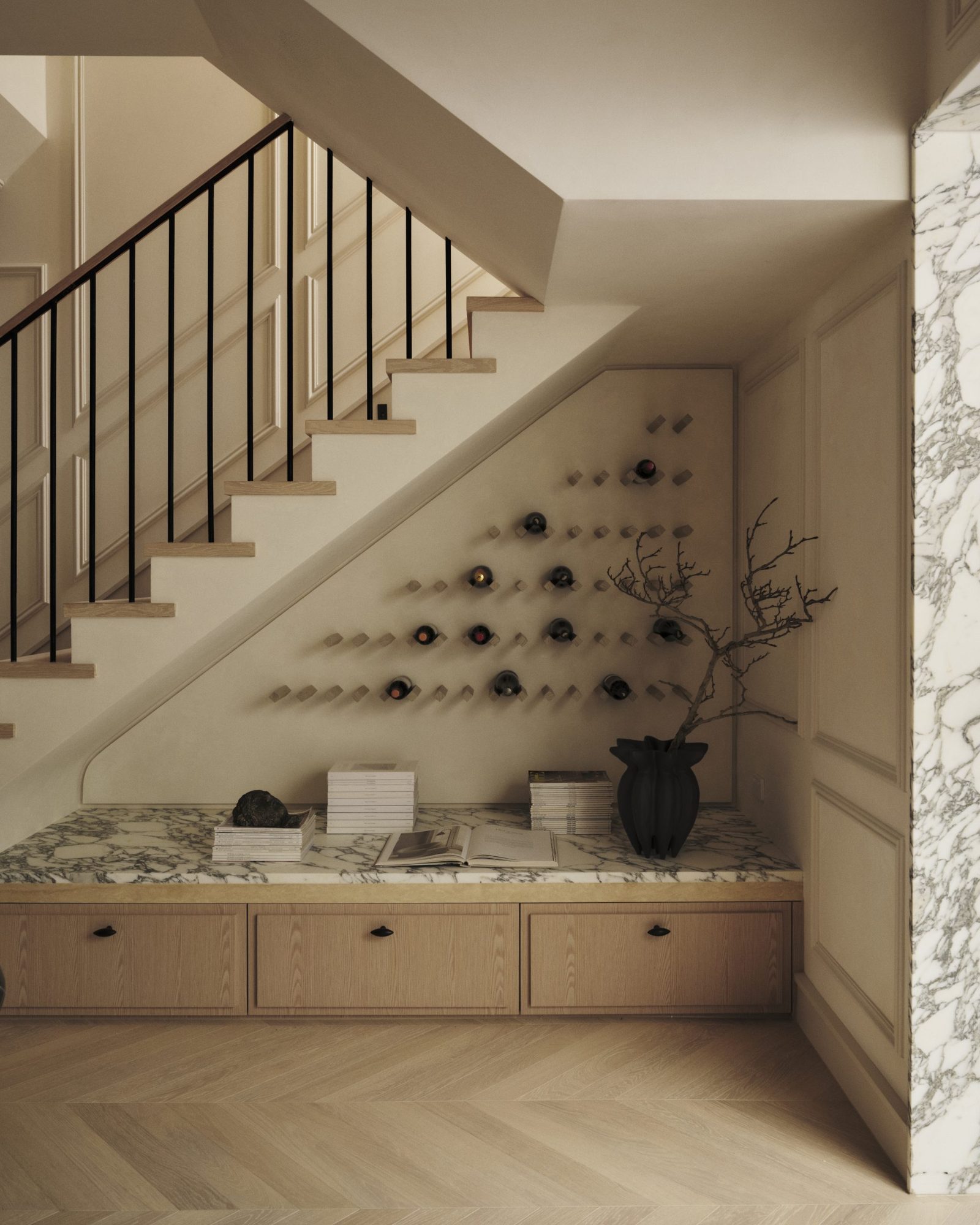 Detail of the finished residence