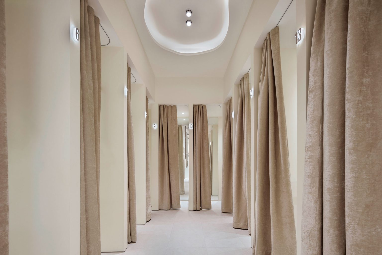 Fitting room corridor at Princess Polly Bondi Junction